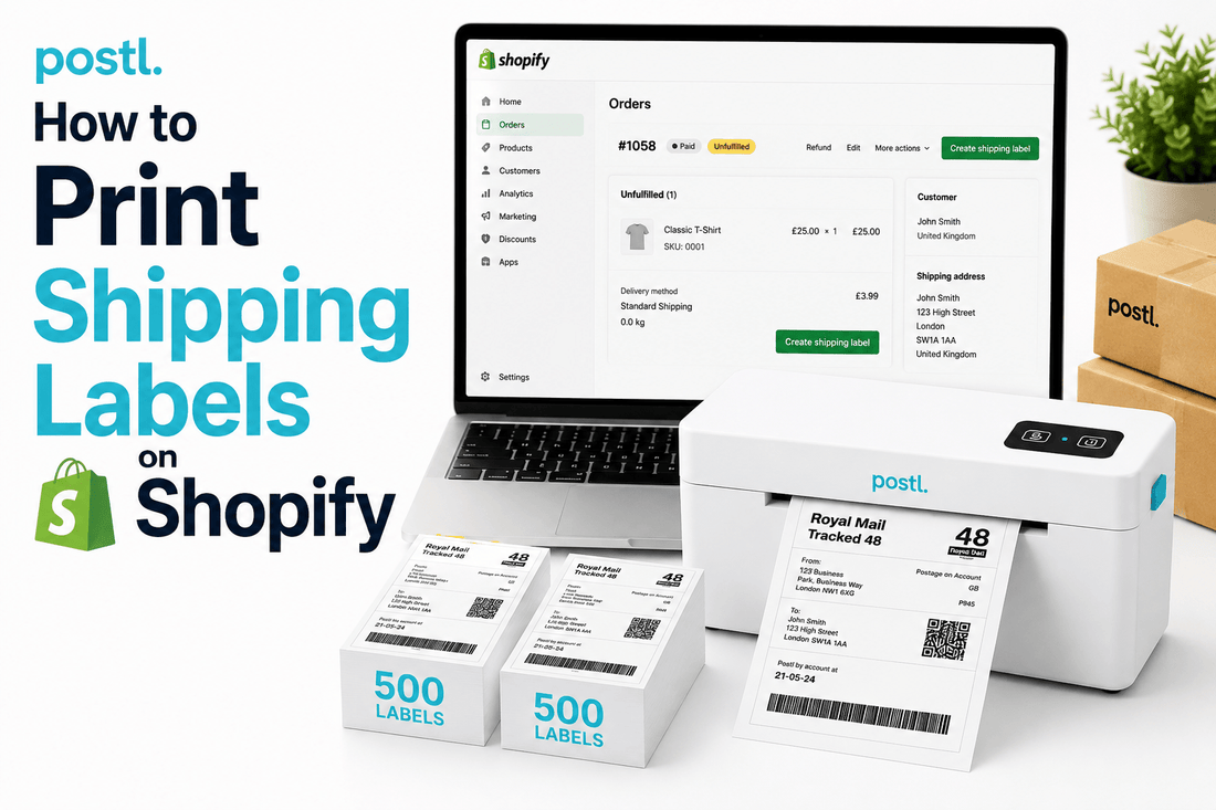 How to Print Shipping Labels on Shopify (Step-by-Step Guide) - Postl
