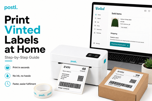 How to Print Vinted Shipping Labels at Home (Step-by-Step Guide) - Postl