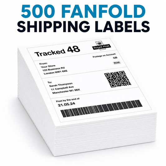 4x6 Fanfold Shipping Labels - Postl