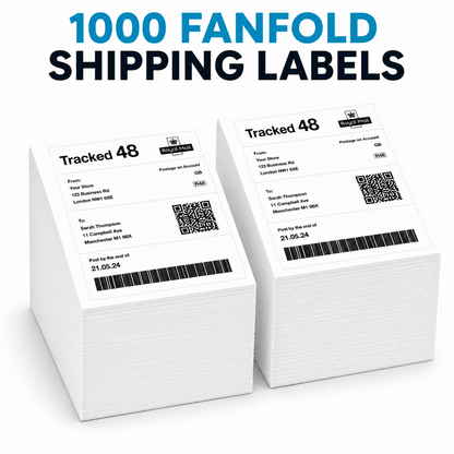 Fanfold Shipping Labels - Postl