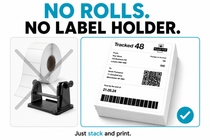 Fanfold Shipping Labels - Postl