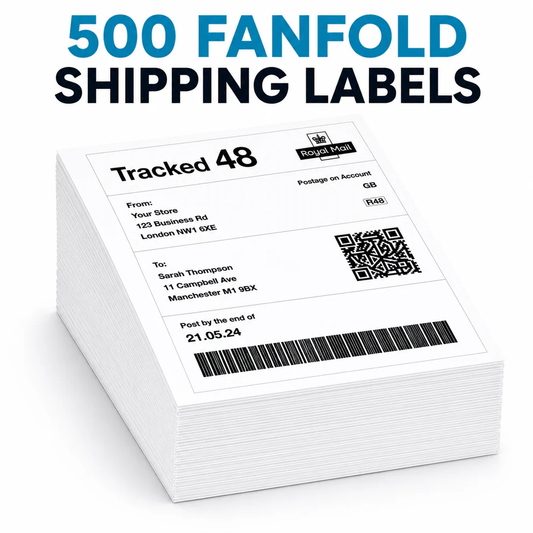 Fanfold Shipping Labels